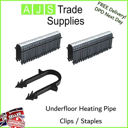 Underfloor heating pipe - underfloor, clips