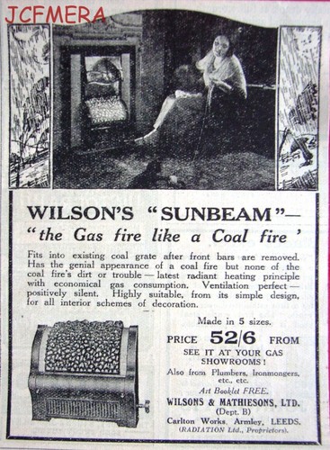 Wilson sunbeam coal effect - 'sunbeam', coal-effect
