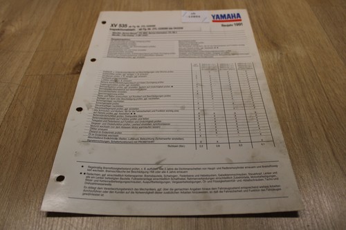 Yamaha xv535 2yl - 2yl, inspection