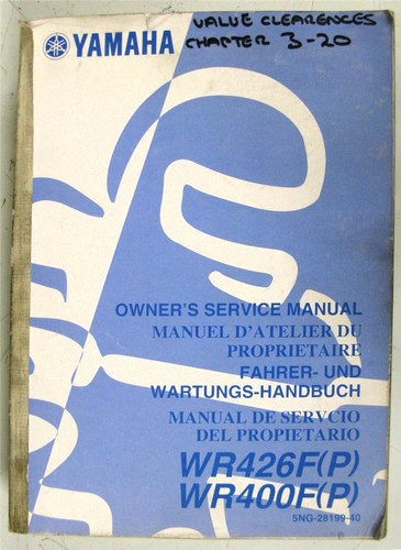 Yamaha wr426f wr400f - wr426f,
