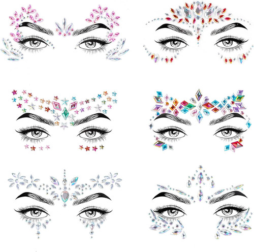Pcs face gems for women - for,