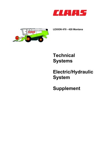 Claas lexion 470 420 - lexion, montana