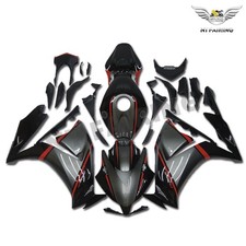 UK Injection Plastic Grey Black Fairing Fit for Honda 2012-2015 CBR 1000RR l024