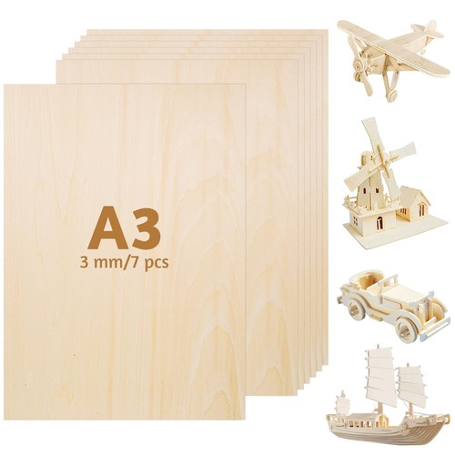 Pack basswood sheets 3mm - 7,