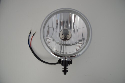 Motorbike headlight chrome - motorbike,