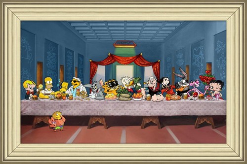 The last supper cartoon s - 'the, cartoon's