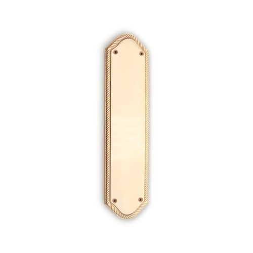 Georgian door plate brass - georgian,