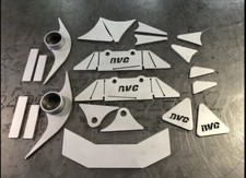 Honda TRX250R Gusset Kit with Front Motor Mounts