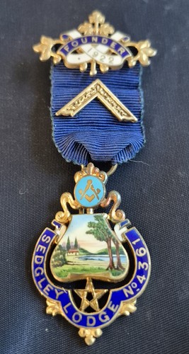 Masonic founders jewel - ,