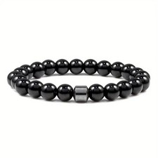 Men's Gemstone Strand Bracelet