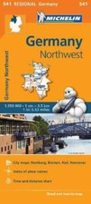 Germany Northwest Regional Map 541 (Michelin Regional Maps)