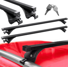 Complete Roof Bars M03BS ST 107cm For Vauxhall Zafira C 2012-19 for flush rails