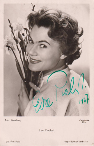 Eva probst original - probst, autograph