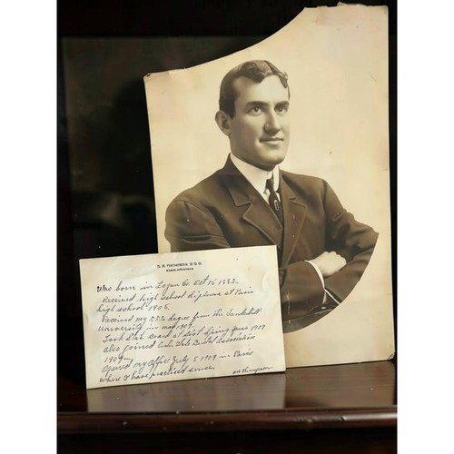 Antique photo handwritten - xl,
