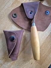 Leather Spoon  Knife Cover for