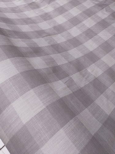 Grey cream large - large, plaid