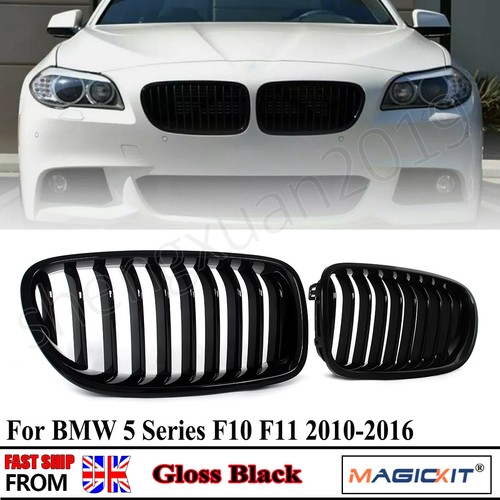 Gloss black front kidney - gloss,