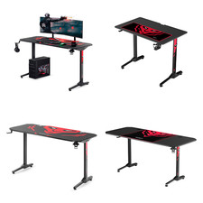 Diablo X-Mate Bureau de Gaming PC Gamer Ergonomique Carbone