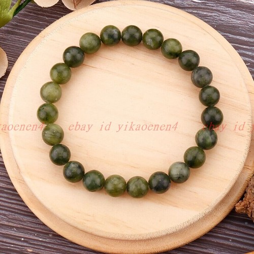Natural nephrite stone - natural, green