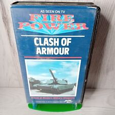 FIRE POWER CLASH OF ARMOUR VHS -RARE RETRO VIDEO TAPE MOVIE