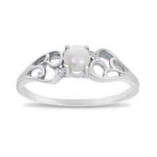 14k White Gold Freshwater