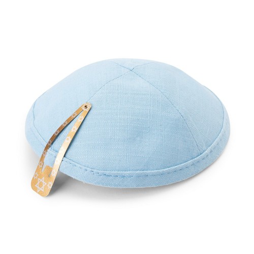 New elegant linen sky blue - linen,