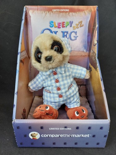 Sleepy oleg meerkat toy - sleepy,