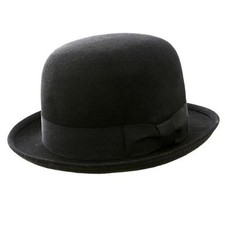 Classic Round Felt Bowler Hat