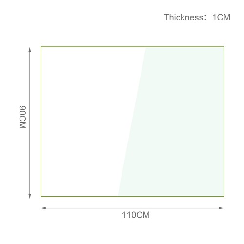 Clear toughened glass - clear,