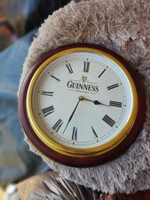Guinness Wall Wood Clock 