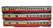 Lima Commuter Coach Dark Red and Cream HO Gauge Deutsche Bahn x 3 for Spares