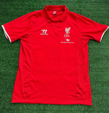 Liverpool FC Warrior Red Polo T-Shirt | Mens Adult Medium Football Top Kit