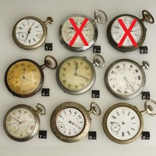 Rare! 1x Antique Pocket Watch Men's no fusee duplex no chronometer no repeater