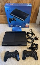 PlayStation 3 PS3 Super Slim Console BOXED , 12GB 2 controllers!!!
