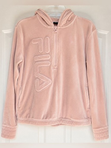 Fila velour quarter zip - velour, hoodie
