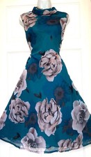 JOANNA HOPE FLORAL PRINT SHIFT PARTY DRESS SIZE 18 NEW