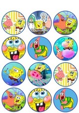 24 Spongebob Fairy Cup Cake