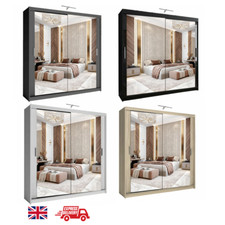 Milan Sliding 2 Doors Wardrobe