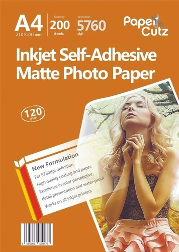 Matte self adhesive photo - matte,