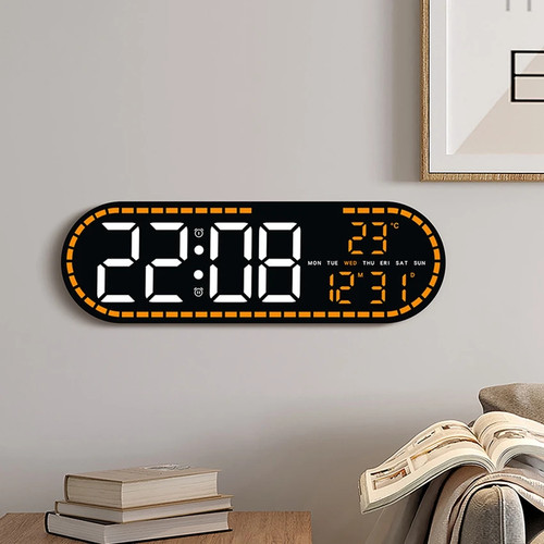 Large digital wall clock - digital,