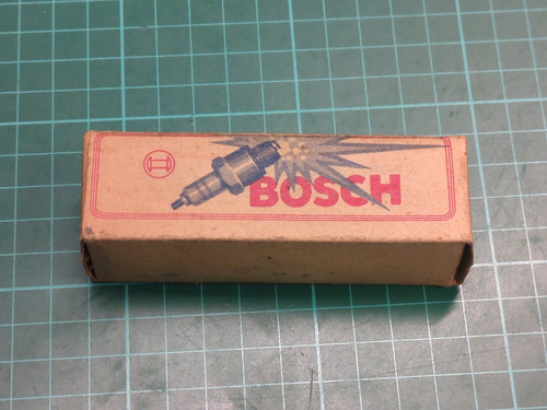 Vintage bosch spark plug box - vintage,
