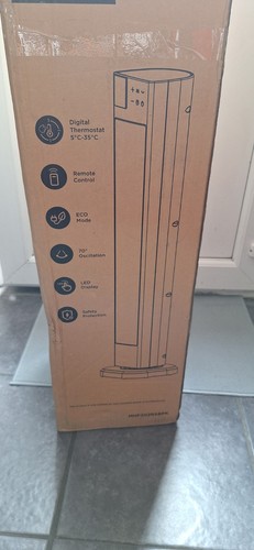 Midea fan heater oscillating - heater,