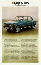 Lada 1600 ES Saloon 1979-1981 UK Market Single Sheet Sales Brochure
