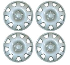 Set of 4 15" Silver Wheel Trims / Hub Caps fits VW Golf Polo Touran Caddy