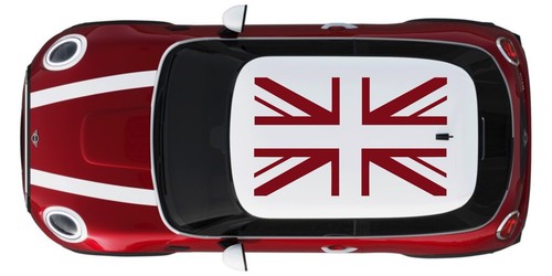 Union jack roof car - 1x,
