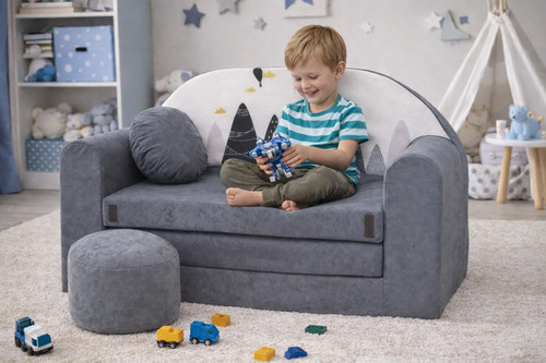 Kids folding sofa bed 1 - 3, in