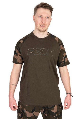 Fox camo outline - outline, t-shirt
