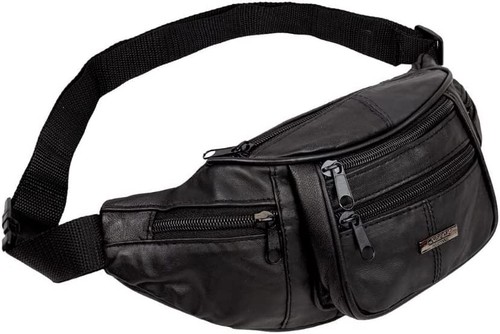 Genuine leather bum bag waist - bag,