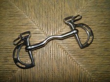 Vintage Bespoke Stainless Steel Slotted Kimblewick 4" By Abbey