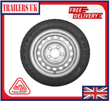 195/50 13C 104N Trailer Tyres & Wheels 5 Stud on 112mm PCD (x1)